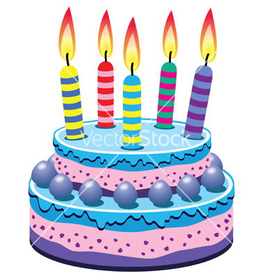 Birthday Cake Vector