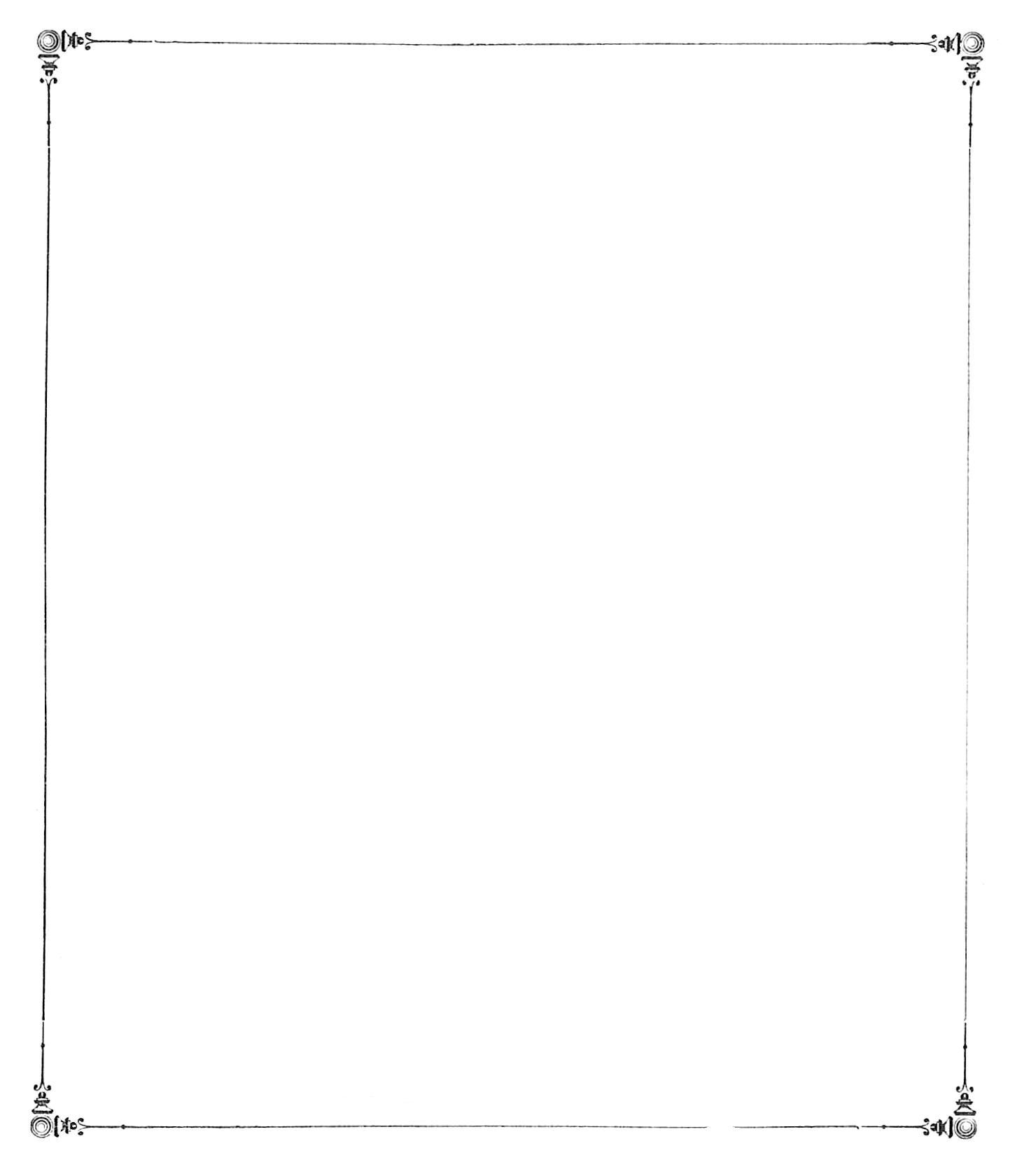 Black and White Simple Border Designs Black and White Simple Border Designs