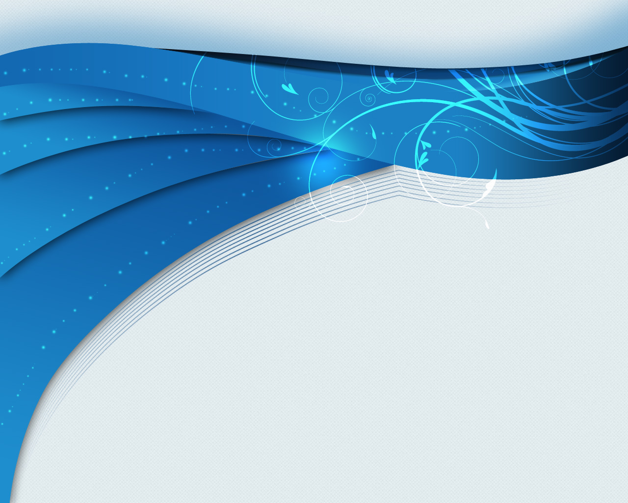 Blue Abstract Wave Vector