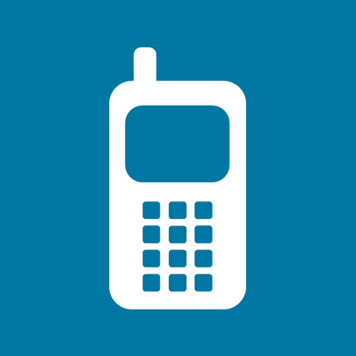 Blue Phone Icon