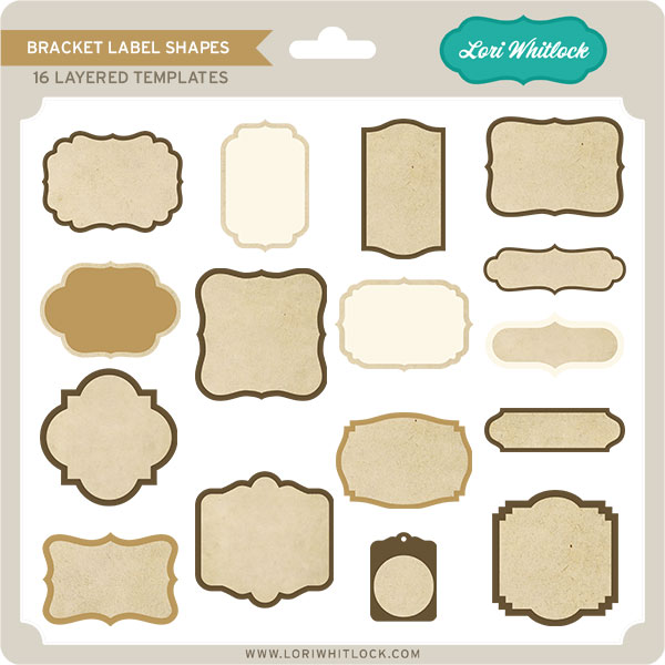 Bracket Label Shapes