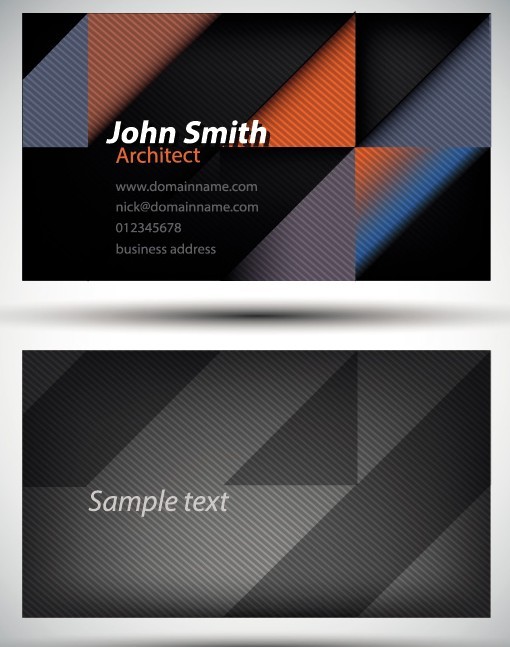 Business Card Shapes Template