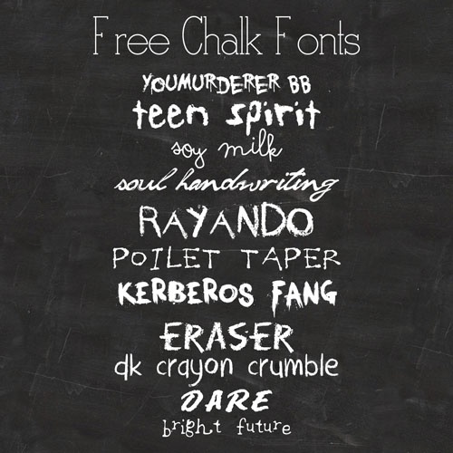 Chalk Font Free Download