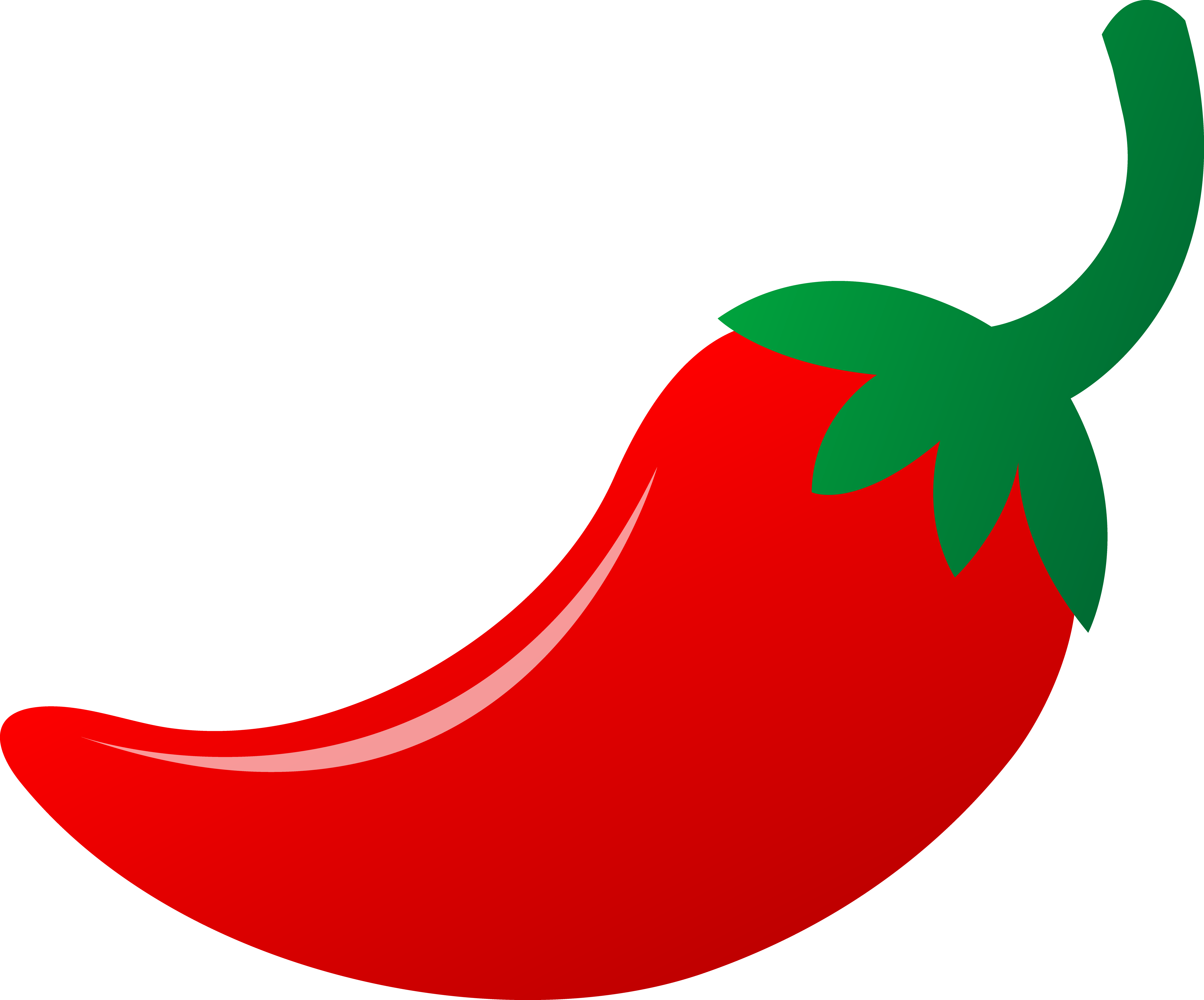 Chili Pepper Clip Art Black And White