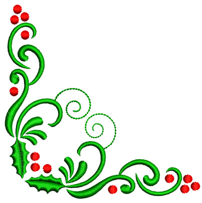 Christmas Corner Borders Clip Art