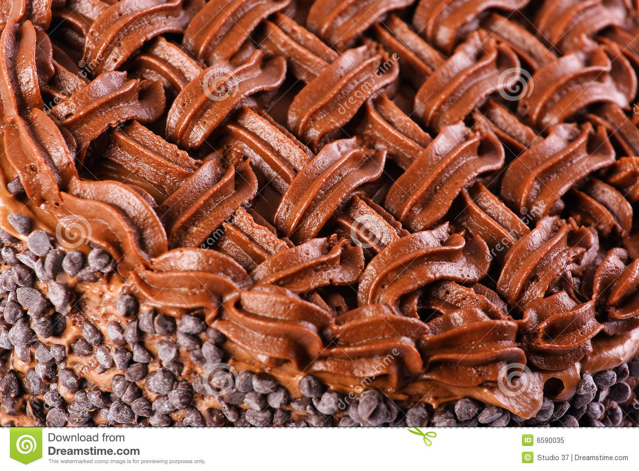 Close Up Chocolate Cake
