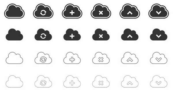 Cloud Vector Icons