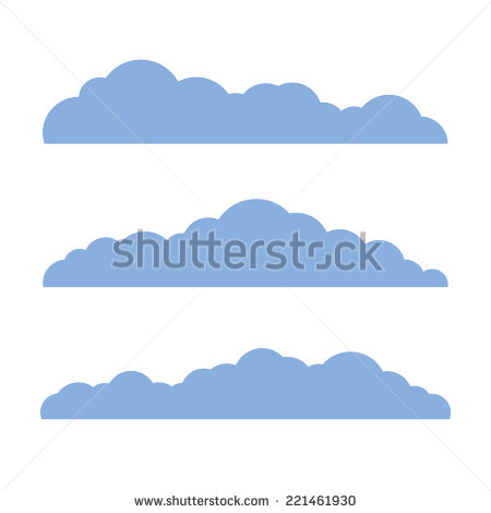 Clouds Vector Silhouette