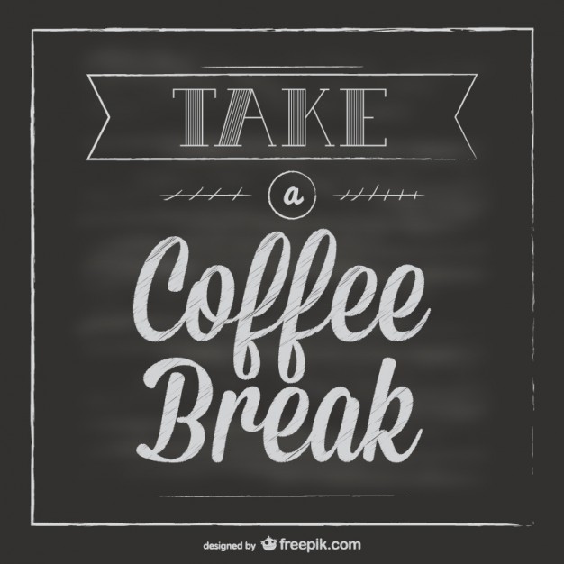 Coffee Chalkboard Vector