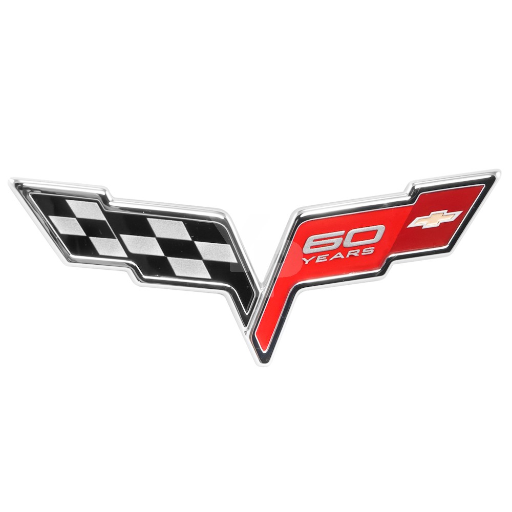 Corvette C6 Emblem 60th Anniversary