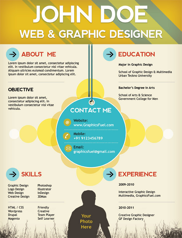 Creative Resume Design Templates Creative Resume Design Templates