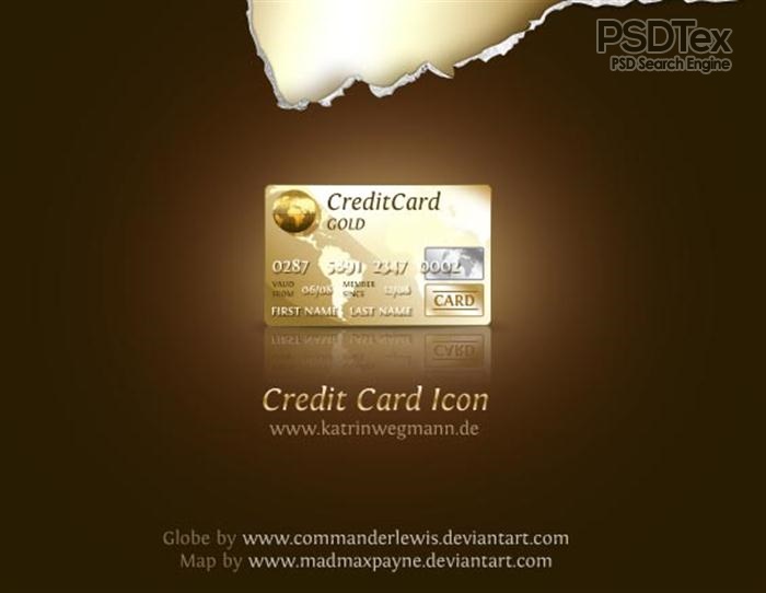 Credit Card Design Template Photoshop