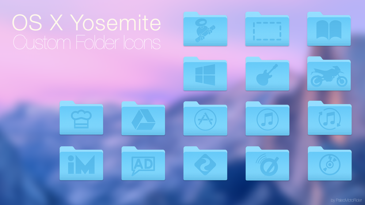 Custom Folder Icon Yosemite