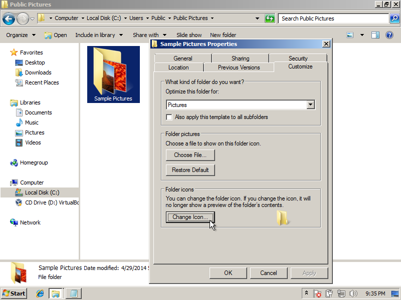 Custom Folder Icons Windows 7