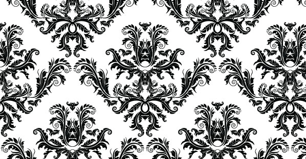 Damask Pattern Vector Free