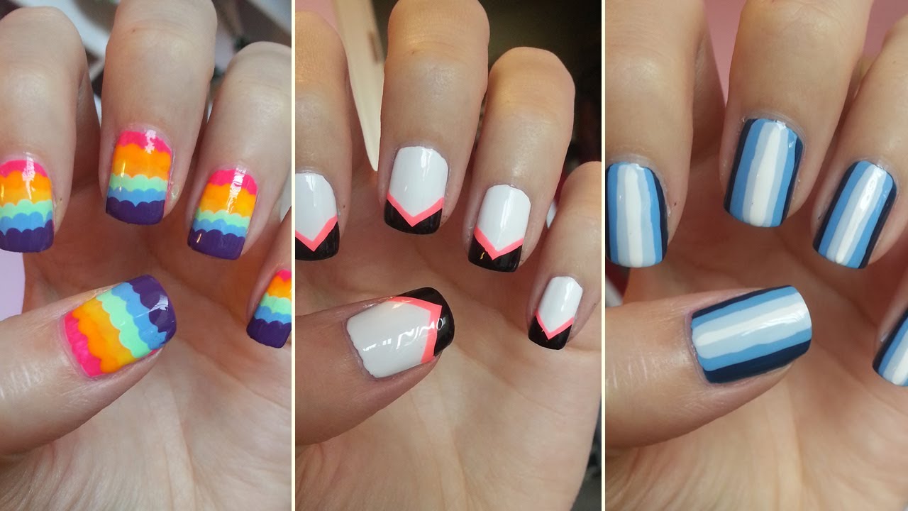 16 Different Nail Designs For Beginners Images
