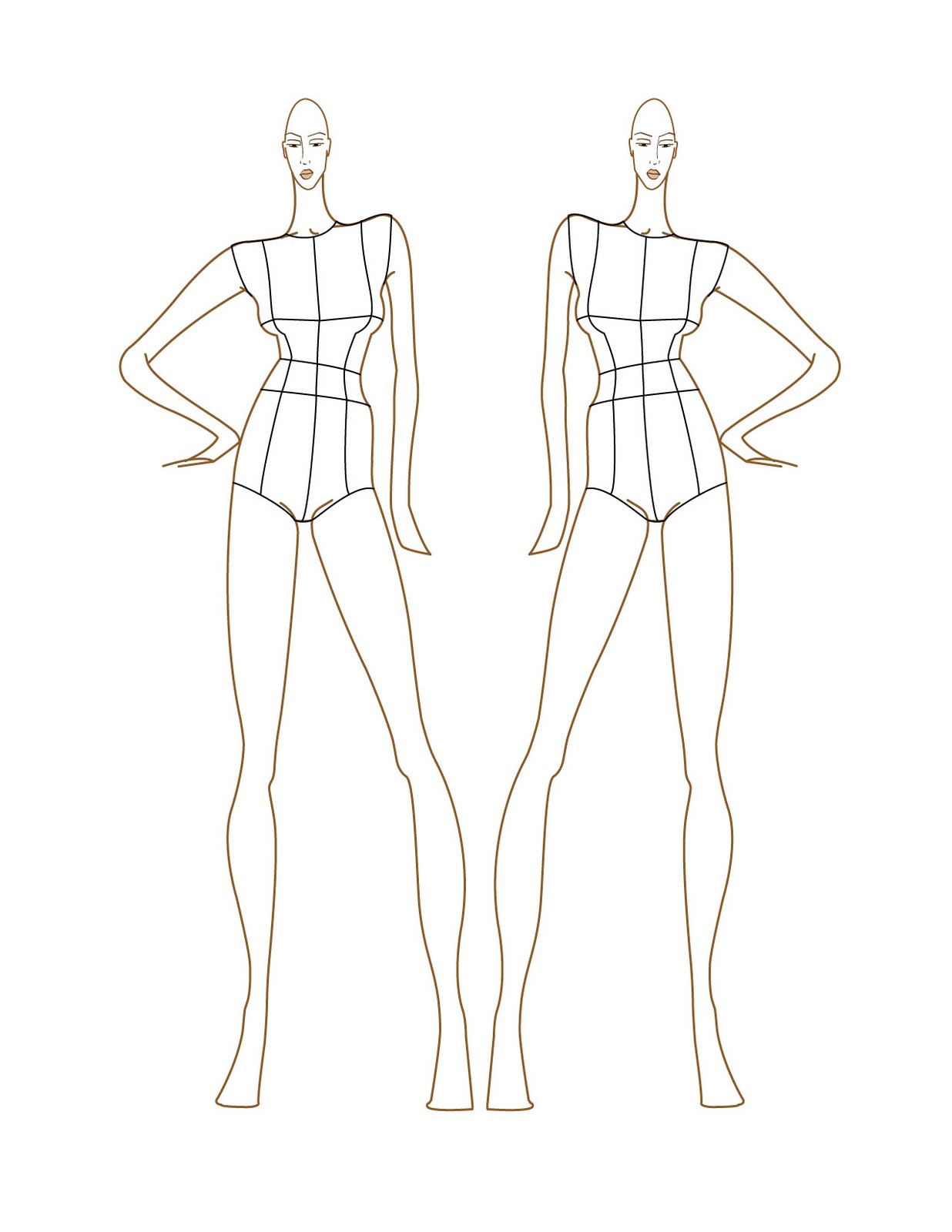 Fashion Design Sketch Figure Templates Fashion Design Sketch Figure Templates