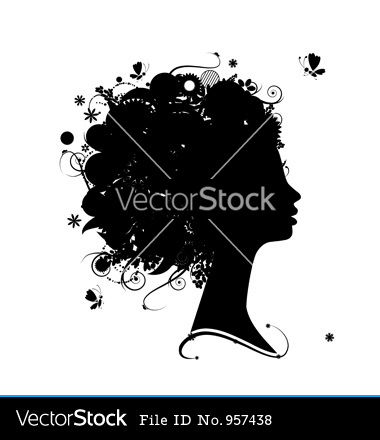 Female Profile Silhouette