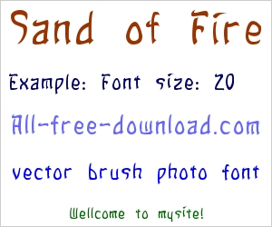 Fire Flame Font Free Download