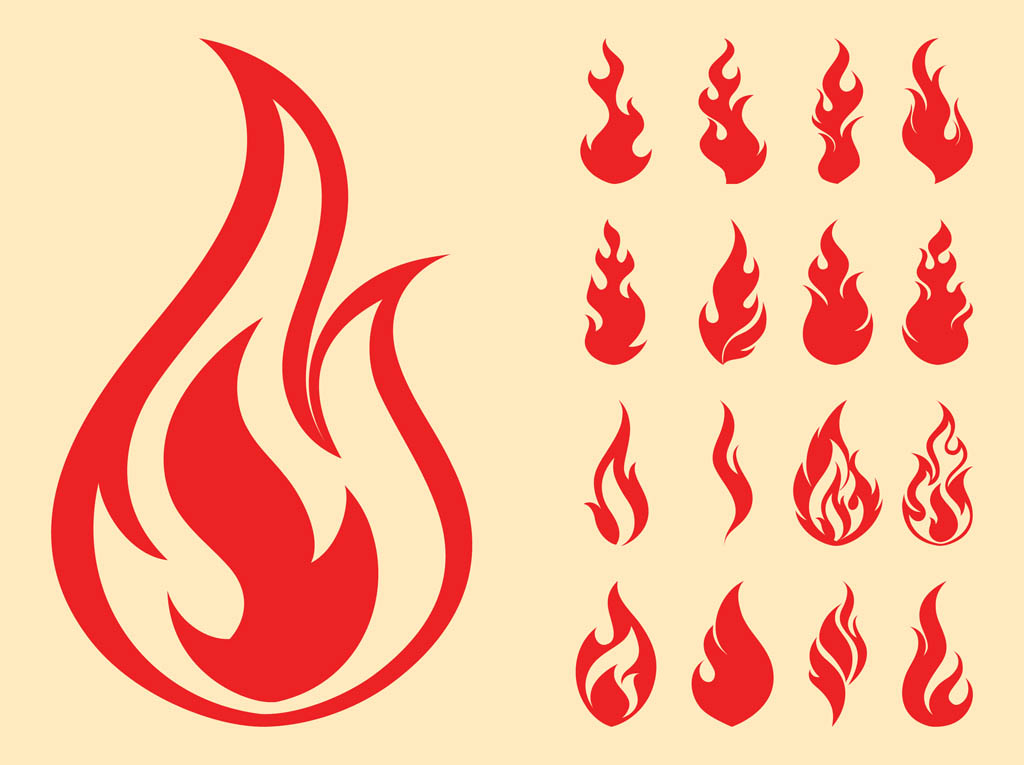 Fire Symbol Vector