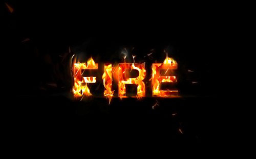 Fire Text Effect in Photoshop