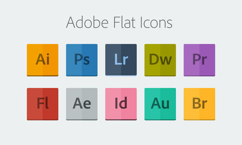 Flat Icons PSD