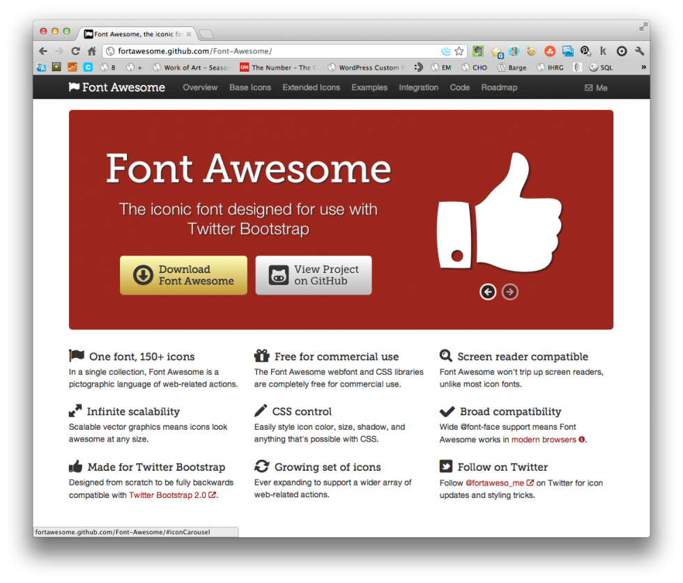 Font Awesome Icons