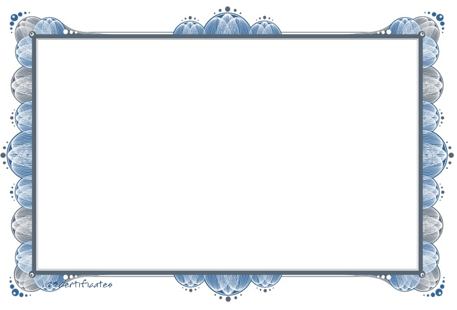 Free Certificate Border Design Template Free Certificate Border Design Template