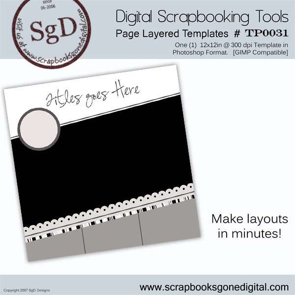 Free Digital Templates for Photoshop