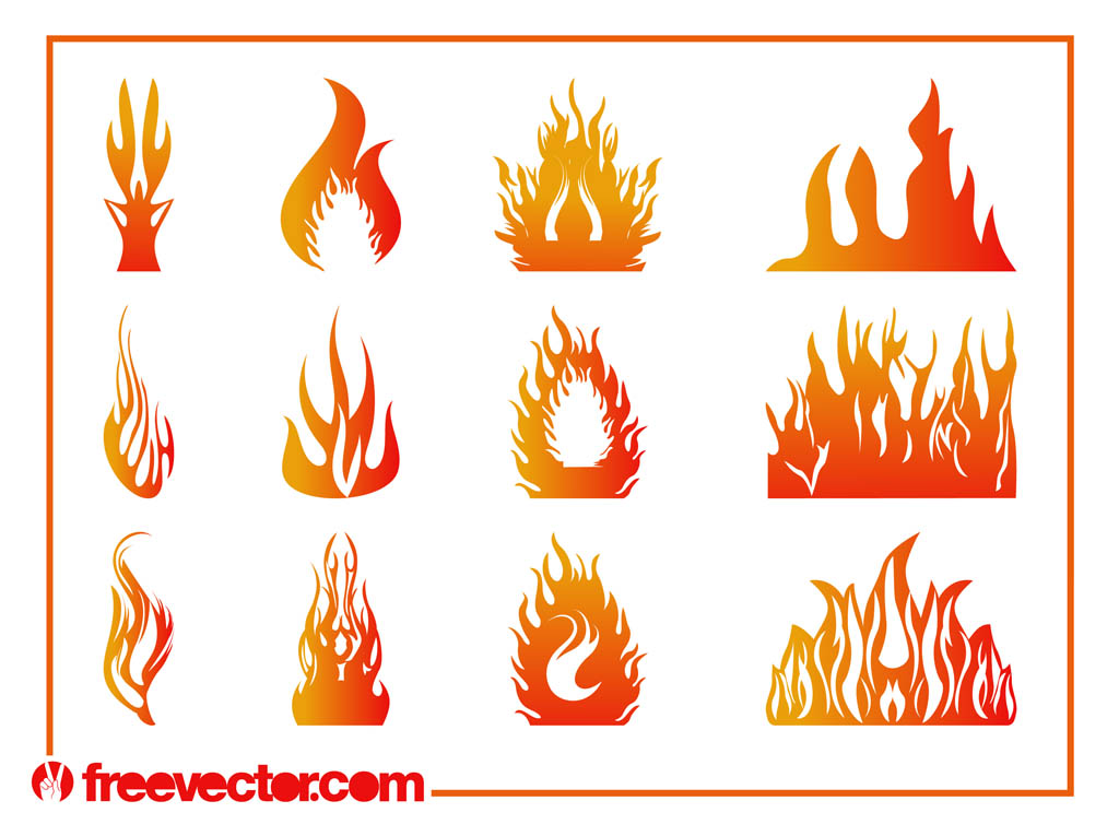 Free Flame Vector Graphic