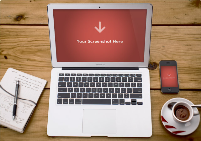 Free Laptop PSD Mockups Free Laptop PSD Mockups