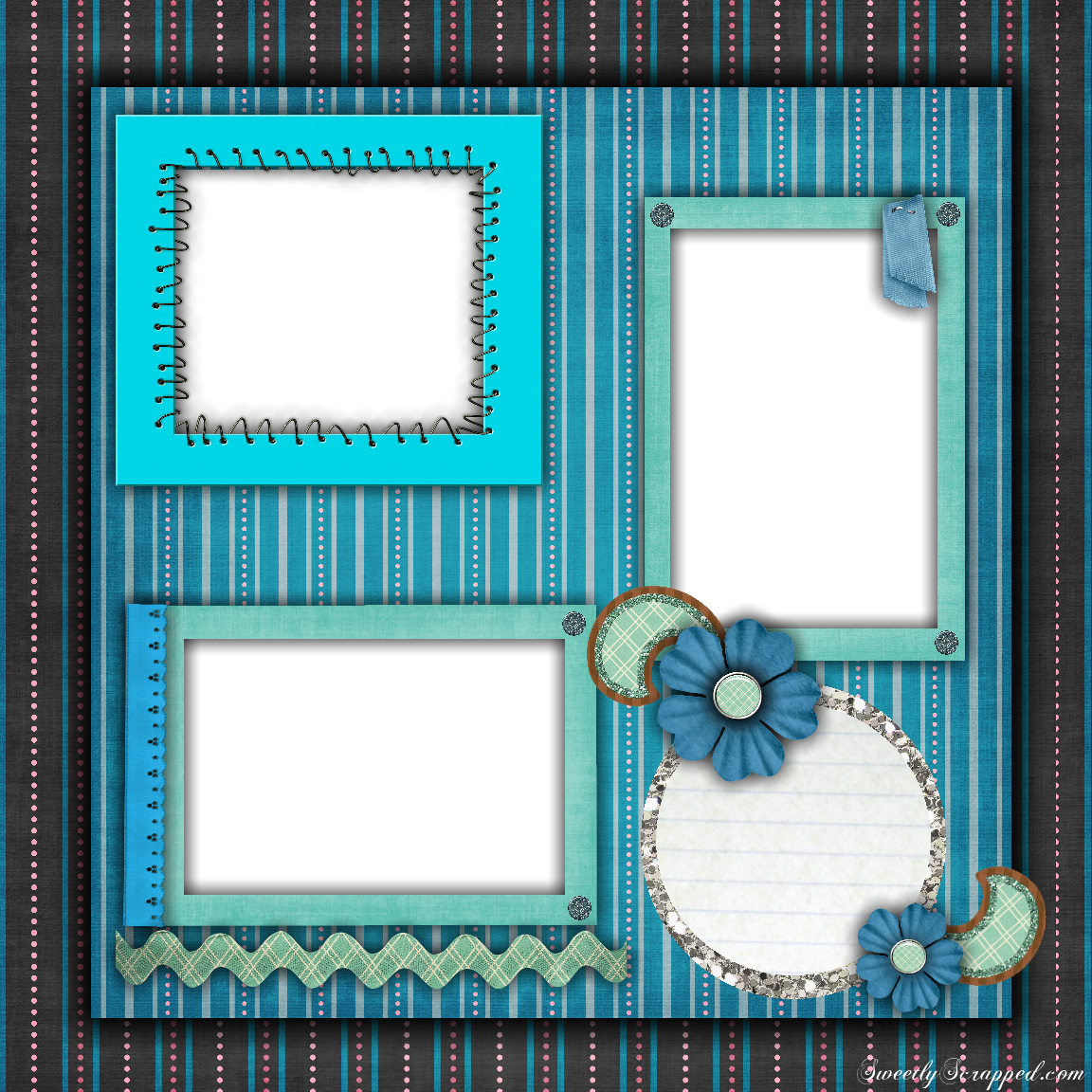 Free Printable Scrapbook Layouts