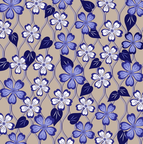 Free Seamless Vector Floral Pattern Free Seamless Vector Floral Pattern