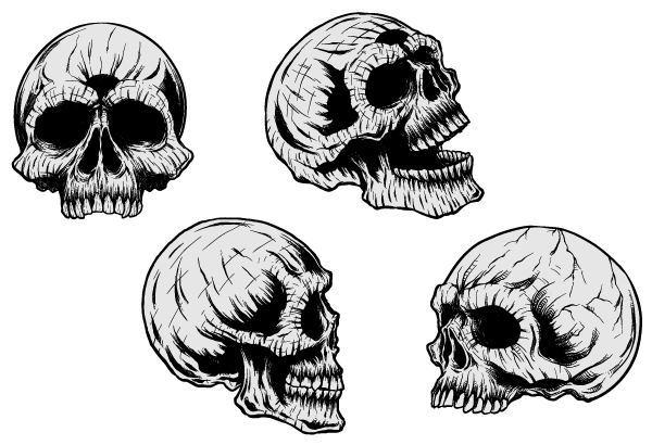 Free Skull Vector Clip Art