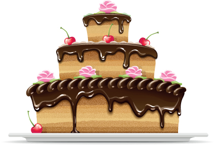 Free Vector Birthday Cake Free Vector Birthday Cake