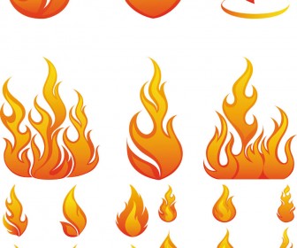 Free Vector Fire Flames Clip Art