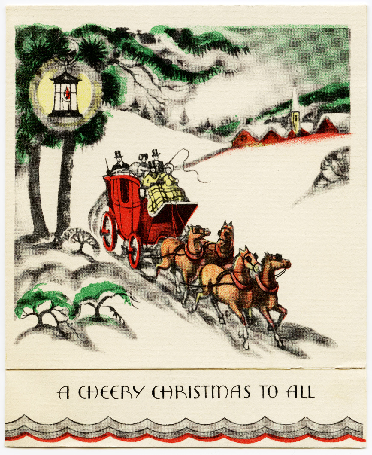 Free Vintage Christmas Card