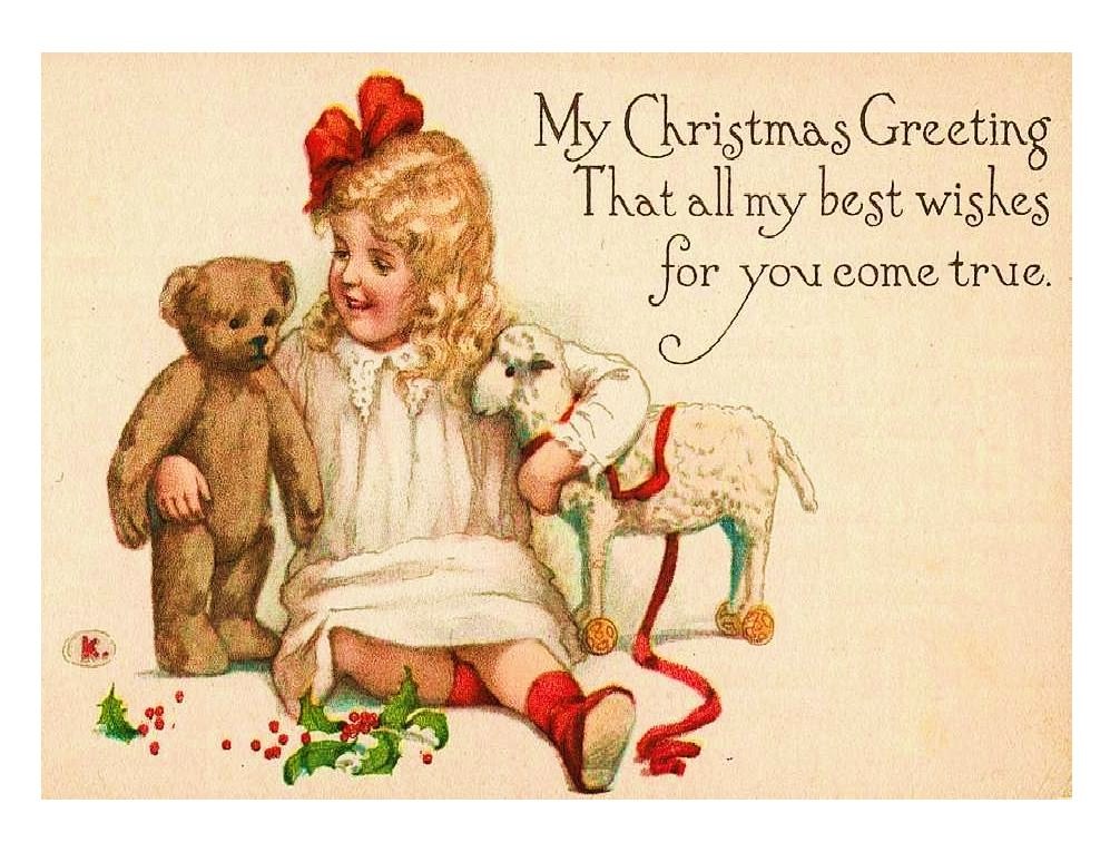 Free Vintage Christmas Card