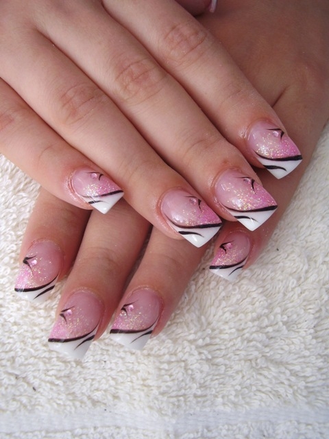 French Manicure Nail Design