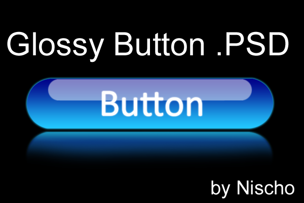 Glossy Button PSD File Free Download