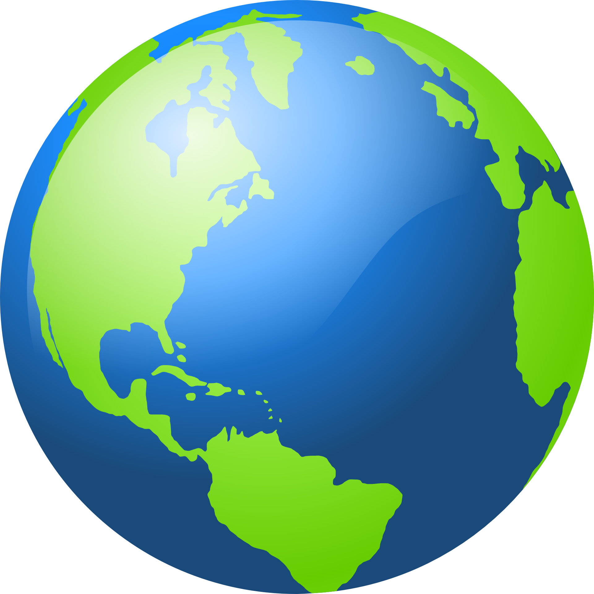 Green Earth Clip Art