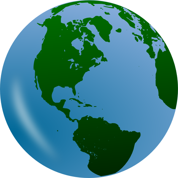 Green World Globe Clip Art Green World Globe Clip Art