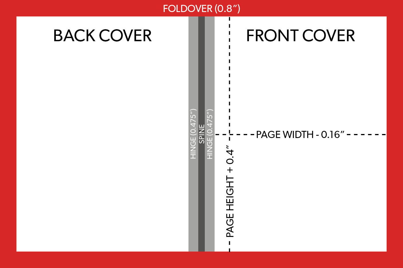 Hardcover Spine Template