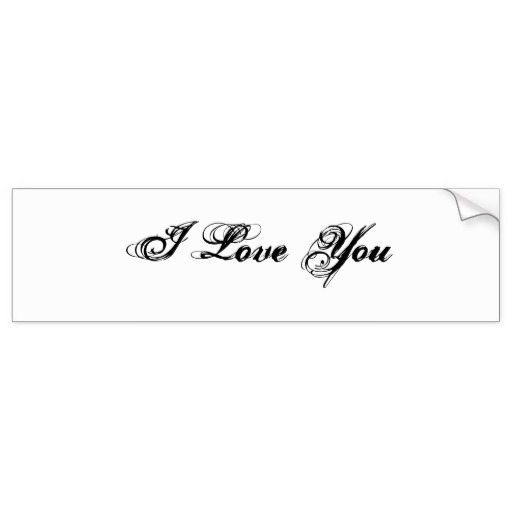 I Love You Font