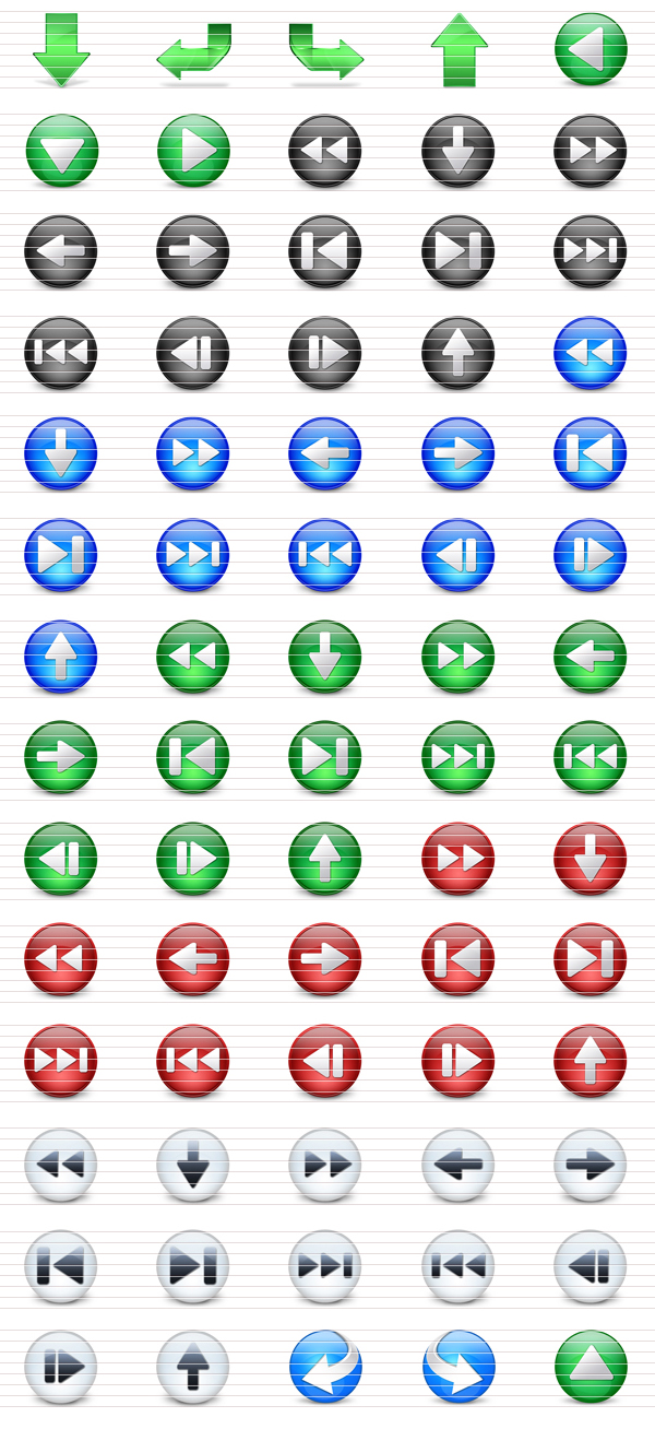 Icon Navigation Symbols