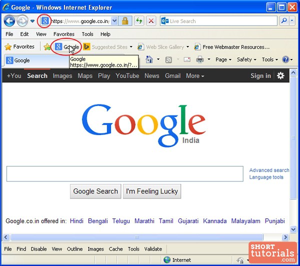 Internet Explorer Bookmarks Toolbar Internet Explorer Bookmarks Toolbar