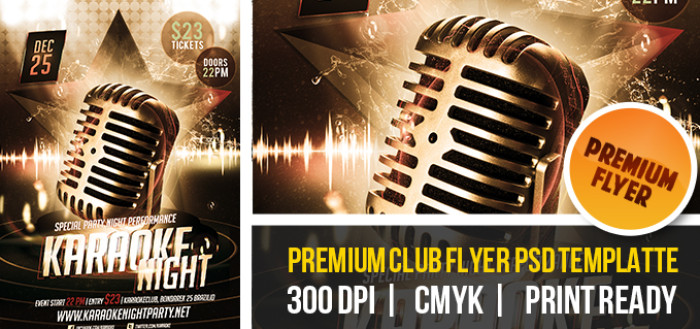 Karaoke Night Flyer Template Free