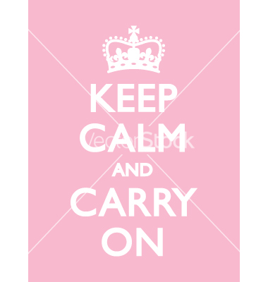 Keep Calm and Carry On Vector