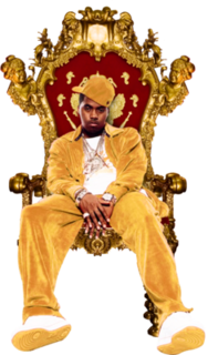 King Sitting On Throne