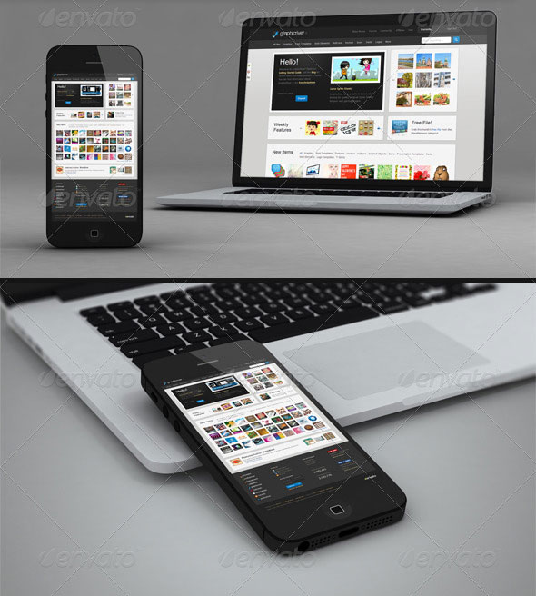 Laptop Mockup PSD Laptop Mockup PSD